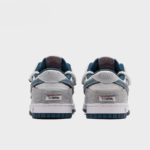 Silver Ocean Blue Jack - Men's Dunk Low Custom - Image 4
