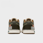 Red Berries Amidst Greenery - Men's Jordan 1 Low Custom - Image 4