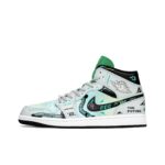 FZBB Cyberpunk -  Men's Jordan 1 Mid Custom - Image 9