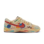 [Custom Alien Spaceship] Dunk Low Skateboard Shoes Unisex Colorful Graffiti - Image 3