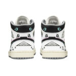 [Custom Cyber Cotton Candy] Jordan Air Jordan 1 Mid Unisex Skateboarding Shoes - Image 6