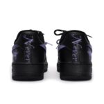 [Custom Graffiti Hand-Painted Floral Pattern Black Tiffany] Air Force 1 Skateboarding Shoes Unisex - Image 12