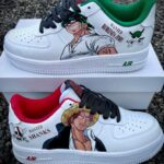 [Custom Shanks vs Zoro] Air Force 1 Skateboarding Shoes Unisex
