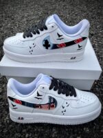 [Custom Itachi Akatsuki] Air Force 1 Skateboarding Shoes Unisex - Image 2