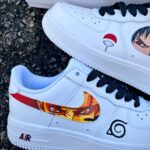 [Custom Naruto vs Sasuke] Air Force 1 Skateboarding Shoes Unisex
