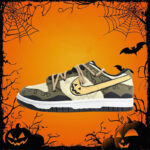 [Custom Mistblack Cat] Dunk Skateboarding Shoes Unisex Low-top Green