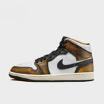 New Silver - Men's Jordan 1 Mid CNY Custom - Image 5