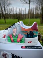 [Custom Naruto and Jiraiya] Air Force 1 Skateboarding Shoes Unisex - Image 2