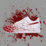 [Custom The same crime scene for both men and women]  Air Force 1 Skateboard Shoes Men Low-Top White Red - Image 7