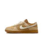 [Custom Waffles - Wheat] Dunk Low Skateboarding Shoes Unisex Brown - Image 4
