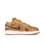 [Custom Gingerbread Bear] Jordan Air Jordan 1 Low Top Unisex Skateboarding Shoes - Image 10