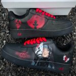 [Custom Itachi Black] Air Force 1 Skateboarding Shoes Unisex