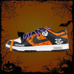 [Custom House of the Ghosts]  Dunk Skateboarding Shoes Men Low-top Orange