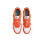 [Custom Athletic Club] Air Force 1 Skateboarding Shoes Unisex Orange/Green/White - Image 4