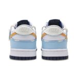 [Custom Ode to Joy] Dunk Skateboarding Shoes Unisex Smiley Graffiti White/Blue - Image 4