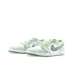 [Custom Tundra] Air Jordan Low - Top Skateboarding Shoes Unisex Green - Image 2