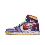 [Custom Joker Hand-paint] Air Jordan 1 Retro High OG Top Unisex Skateboarding Shoes - Image 2
