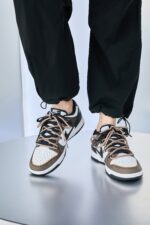 [Custom Golden Years] Dunk Skateboarding Shoes Unisex Low-top Brown/Black - Image 18