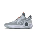[Custom Azure-Orange Obscure Flame] KD Trey 5 IX Basketball Shoes Unisex Mid-Top Blue/Orange - Image 5