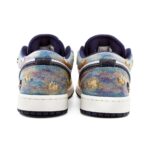 [Custom Doomsday Battleground] Air Jordan Low - Top Skateboarding Shoes Unisex Faded Color Denim Style - Image 5