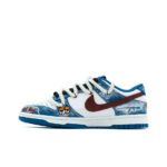 [Custom Cowboy Graffiti] Dunk Skateboarding Shoes Twine Shoelace Unisex - Image 4
