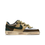 [Custom Retro Mocha] Court Vision 1 Low Skateboard Shoes Unisex Distressed Style Brown/Yellow - Image 3