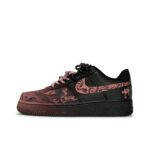 [Custom Graffiti Hand-Painted Floral Pattern Black Tiffany] Air Force 1 Skateboarding Shoes Unisex - Image 13