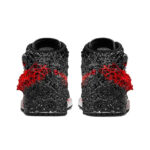[Custom Joker - It] Air Jordan 1 Mid Top Unisex Skateboarding Shoes Black/Red - Image 5