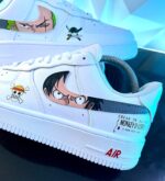 [Custom Luffy Vs Zoro] Air Force 1 Skateboarding Shoes Unisex - Image 2