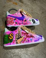 [Customized Brooklyn Family Hand-painted] Air Force 1 Low-top Shoes Unisex - Image 6