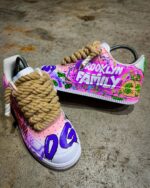 [Customized Brooklyn Family Hand-painted] Air Force 1 Low-top Shoes Unisex - Image 5