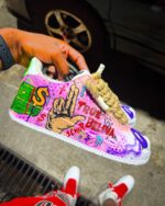 [Customized Brooklyn Family Hand-painted] Air Force 1 Low-top Shoes Unisex - Image 3