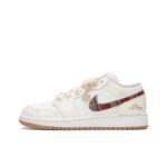 [Custom Winter Melody] Jordan Air Jordan 1 Low Top Unisex Skateboarding Shoes - Image 2