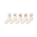 Women's Cotton Sports Socks - 5A Antibacterial Thin Odor, Control Moisture-Wicking Crew Socks (Multi-Pack) - Image 10