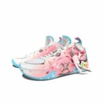 [Pink Graffiti] Custom Street LiNing Basketball Shoes Unisex - Image 3