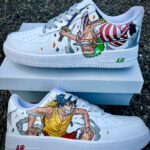 [Custom Luffy&Zoro One piece] Air Force 1 Skateboarding Shoes Unisex