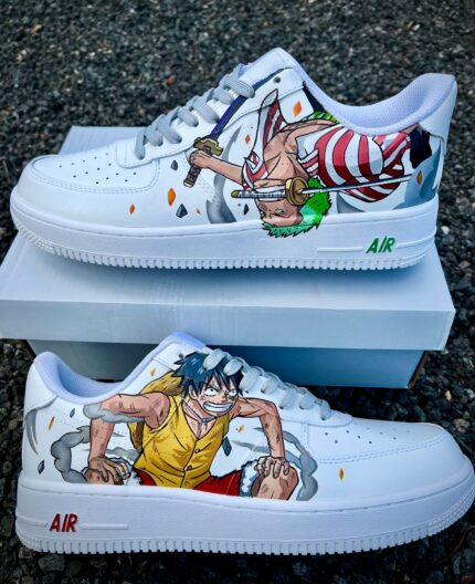 [Custom Luffy&Zoro One piece] Air Force 1 Skateboarding Shoes Unisex