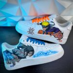 [Custom Naruto Vs sasuke] Air Force 1 Skateboarding Shoes Unisex