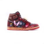 [Customized Deadpool] Air Jordan 1 High Top Shoes Hand-drawn Unisex - Image 7