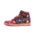[Customized Deadpool] Air Jordan 1 High Top Shoes Hand-drawn Unisex - Image 2