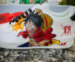 [Custom One piece Luffy vs Zoro] Air Force 1 Skateboarding Shoes Unisex - Image 3