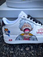 [Custom Luffy Gear 5] Air Force 1 Skateboarding Shoes Unisex - Image 3