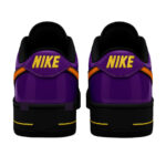 [Custom Ramone X Cars] Air Force 1 Skateboarding Shoes Unisex Low-top Purple/Yellow - Image 3
