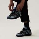Black Sea - Men's Jordan 1 Low Custom - Image 6