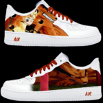 [Custom Naruto Vs Kurama] Air Force 1 Skateboarding Shoes Unisex