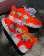 [Customized Rugrats x Hey Arnold! Chaos AF1] Air Force 1 Shoes Unisex Hand Painted - Image 2