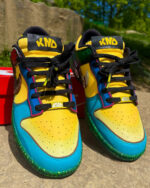 [Custom Kids Next Door] Dunk Skateboarding Shoes Unisex Gray/Black - Image 3