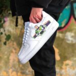 [Custom Buzz Lightyear] Air Force 1 Skateboarding Shoes Low-top Unsex - Image 2