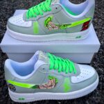 [Custom Zoro x Broly] Air Force 1 Skateboarding Shoes Unisex