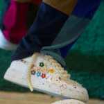 [Custom Valentine's Day sticker flowers]  Air Force 1 Skateboarding Shoes Women's - Image 2